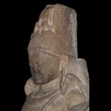 Sculpture de Vishnu en grs